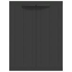 Casa si Gradina - Mobilier - Dulapuri si sifoniere - Dulapuri - Dulap depozitare de exterior, negru, 65x37x85 cm, PP - Infinity.ro