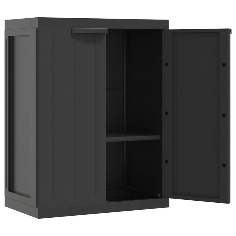 Casa si Gradina - Mobilier - Dulapuri si sifoniere - Dulapuri - Dulap depozitare de exterior, negru, 65x37x85 cm, PP - Infinity.ro