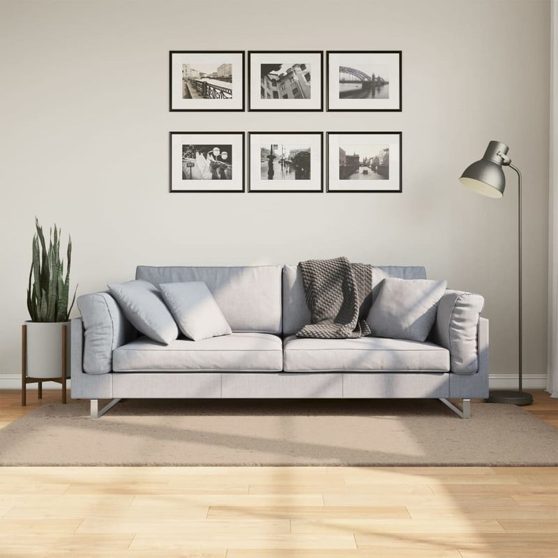 Casa si Gradina - Textile si covoare - Covoare - Covoare casa - Covor HUARTE, fir scurt, moale si lavabil, nisipiu, 100x200 cm - Infinity.ro