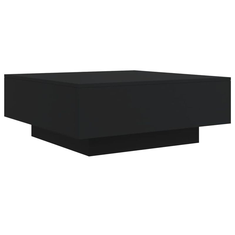 Casa si Gradina - Mobilier - Mese si birouri - Masute de cafea - Masuta de cafea cu lumini LED, negru, 80x80x31 cm - Infinity.ro