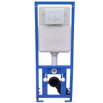 Casa si Gradina - Sanitare - Obiecte sanitare - Accesorii vase de toaleta - Rezervor inalt incastrat, 11 L, 41 x 14 x (110-125) cm - Infinity.ro