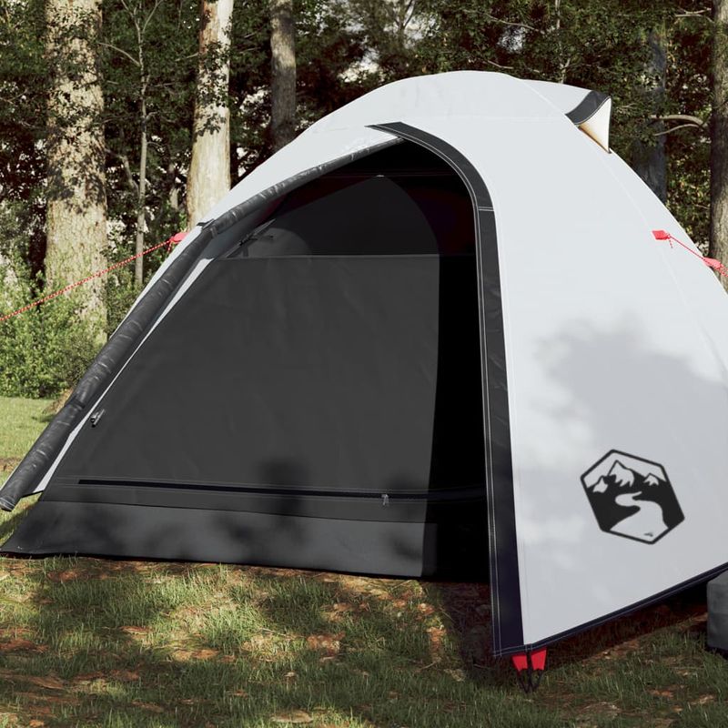 Sport si Outdoor - Camping - Corturi camping - Cort camping, 2 persoane, alb, tesatura opaca, impermeabil - Infinity.ro
