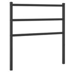 Casa si Gradina - Mobilier - Paturi si accesorii - Accesorii paturi - Tablie de pat metalica, negru, 90 cm - Infinity.ro