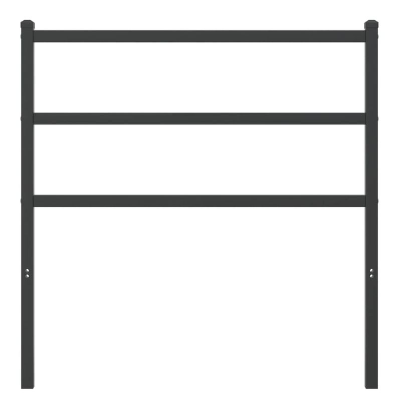 Casa si Gradina - Mobilier - Paturi si accesorii - Accesorii paturi - Tablie de pat metalica, negru, 90 cm - Infinity.ro