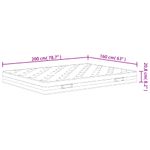 Casa si Gradina - Mobilier - Saltele si somiere - Saltele - Saltea cu arcuri bonnell, fermitate medie, 160x200 cm - Infinity.ro