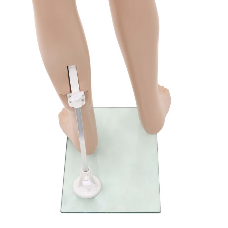 Casa si Gradina - Decoratiuni - DIY - Manechine plastic - Corp manechin copil, cu baza din sticla, bej, 140 cm - Infinity.ro