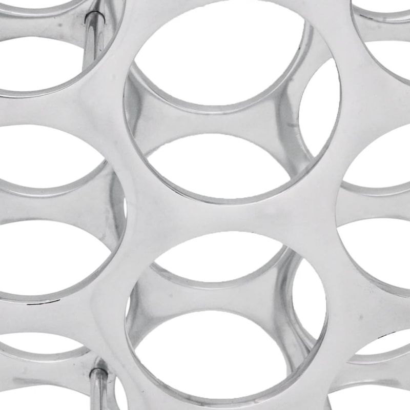 Casa si Gradina - Bucatarie si vesela - Accesorii bar - Carafe si decantoare - Raft pentru vin, aluminiu, argintiu, pentru 27 sticle - Infinity.ro