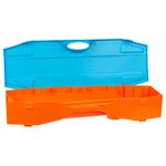 Sport si Outdoor - Sporturi cu paleta - Badminton - Echipamente de badminton - Get & Go Set de jocuri de badminton instant, albastru si portocaliu - Infinity.ro
