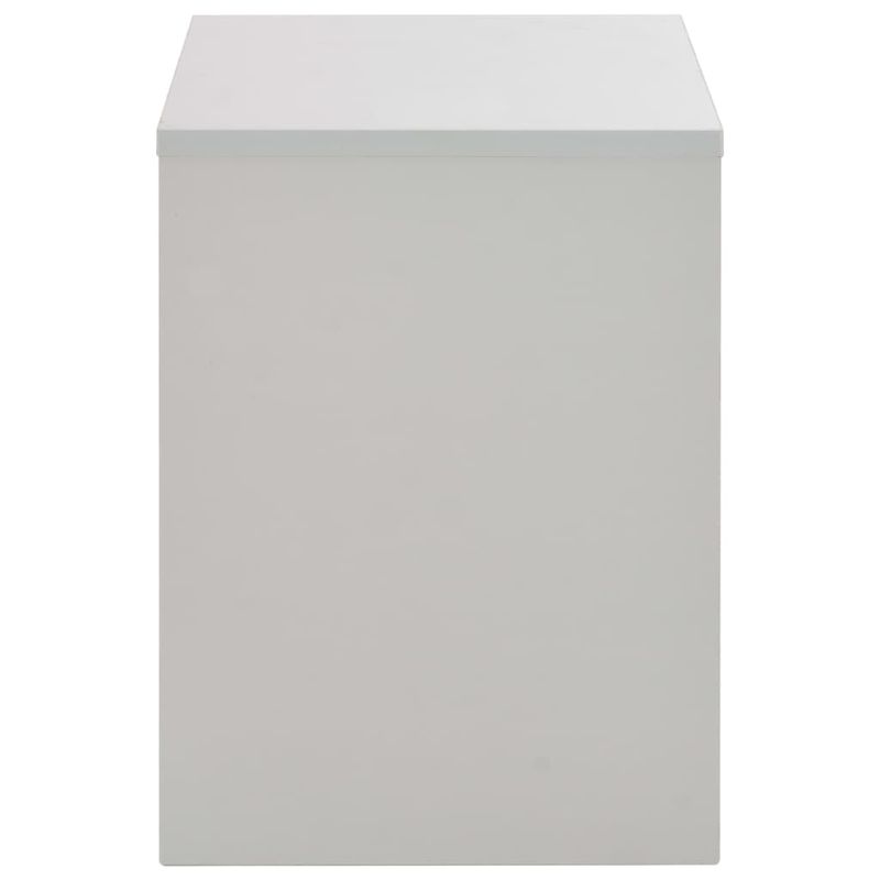 Casa si Gradina - Mobilier - Comode si corpuri - Masute de toaleta - Masa de toaleta cu oglinda si taburet, gri, 104x45x131 cm - Infinity.ro