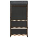 Casa si Gradina - Mobilier - Dulapuri si sifoniere - Sifoniere - Sifonier cu 3 rafturi, gri, 79 x 40 x 170 cm, material textil - Infinity.ro