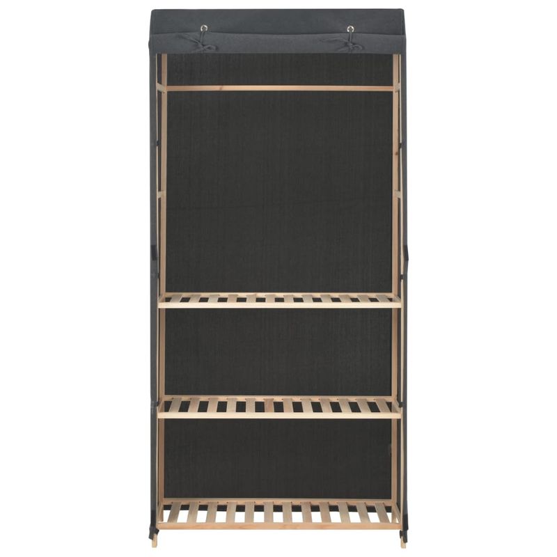 Casa si Gradina - Mobilier - Dulapuri si sifoniere - Sifoniere - Sifonier cu 3 rafturi, gri, 79 x 40 x 170 cm, material textil - Infinity.ro