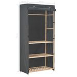 Casa si Gradina - Mobilier - Dulapuri si sifoniere - Sifoniere - Sifonier cu 3 rafturi, gri, 79 x 40 x 170 cm, material textil - Infinity.ro