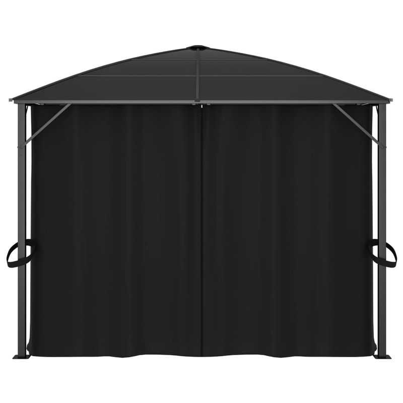 Casa si Gradina - Gradina si terasa - Umbrele si pavilioane - Pavilioane - Pavilion cu perdele, antracit, 400 x 300 x 265 cm - Infinity.ro