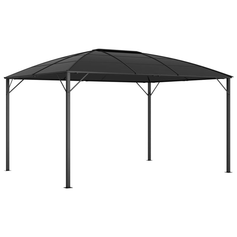 Casa si Gradina - Gradina si terasa - Umbrele si pavilioane - Pavilioane - Pavilion cu perdele, antracit, 400 x 300 x 265 cm - Infinity.ro
