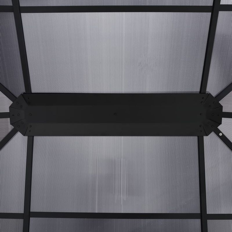 Casa si Gradina - Gradina si terasa - Umbrele si pavilioane - Pavilioane - Pavilion cu perdele, antracit, 400 x 300 x 265 cm - Infinity.ro