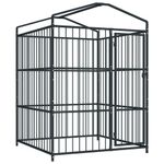 Petshop - Accesorii petshop - Culcusuri si custi - Custi interior si exterior - Padoc pentru caini de exterior, cu acoperis, 150 x 150 x 210 cm - Infinity.ro