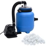 Casa si Gradina/Constructii/Scari si accesorii interioare/Alte accesorii pentru piscine - Pompa de filtrare pentru piscina, negru si albastru, 4 m³/h - Infinity.ro