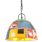 Casa si Gradina - Corpuri si surse de iluminat - Lustre si pendule - Lustra industriala vintage, 25 W, multicolor, rotund, 31 cm E27 - Infinity.ro