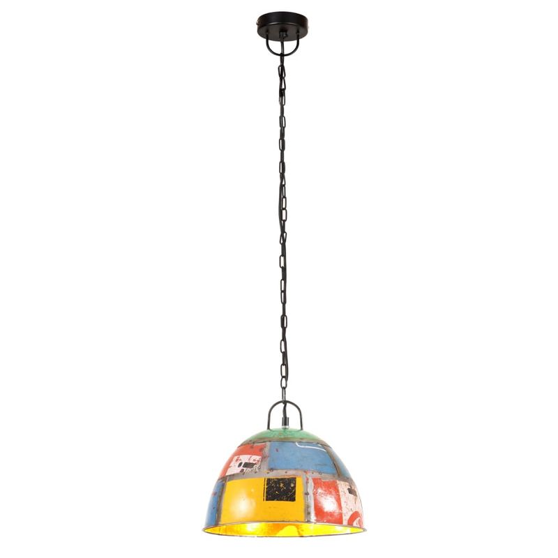 Casa si Gradina - Corpuri si surse de iluminat - Lustre si pendule - Lustra industriala vintage, 25 W, multicolor, rotund, 31 cm E27 - Infinity.ro