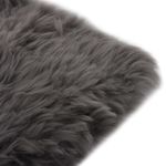 Casa si Gradina - Textile si covoare - Perne si pilote - Perne decorative - Invelisuri scaun 2 buc. gri deschis 40x40cm piele oaie naturala - Infinity.ro