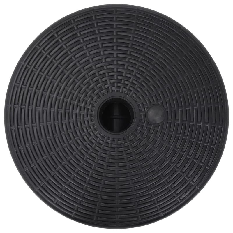 Casa si Gradina - Gradina si terasa - Umbrele si pavilioane - Umbrele - Suport de umbrela, negru, 24 L, umplere cu nisip/apa - Infinity.ro