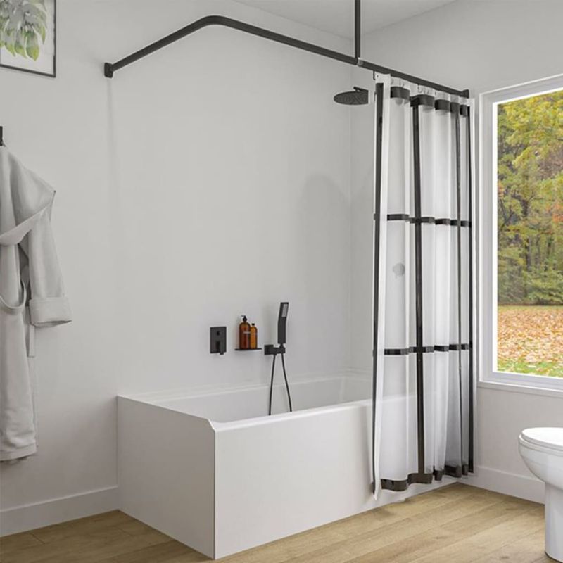 Casa si Gradina - Sanitare - Cazi si cabine de dus - Paravane si usi - Sealskin Perdea de dus Brix, transparent - Infinity.ro