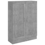 Casa si Gradina - Mobilier - Biblioteci si rafturi - Biblioteci - Biblioteca, gri beton, 82,5 x 30,5 x 115 cm, PAL - Infinity.ro
