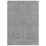 Casa si Gradina - Mobilier - Biblioteci si rafturi - Biblioteci - Biblioteca, gri beton, 82,5 x 30,5 x 115 cm, PAL - Infinity.ro