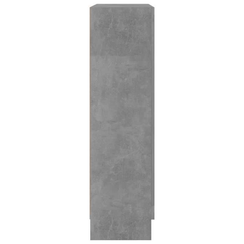 Casa si Gradina - Mobilier - Biblioteci si rafturi - Biblioteci - Biblioteca, gri beton, 82,5 x 30,5 x 115 cm, PAL - Infinity.ro