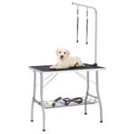 Petshop - Ingrijire si Igiena - Aparate de ingrijire - Alte aparate ingrijire animale - Masa reglabila pentru ingrijirea cainilor cu 2 lese si cos - Infinity.ro
