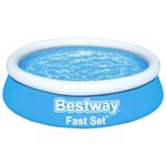 Casa si Gradina - Gradina si terasa - Piscine si accesorii - Piscine - Bestway Piscina gonflabila Fast Set, albastru, 183x51 cm, rotunda - Infinity.ro