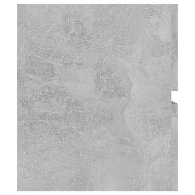 Casa si Gradina - Mobilier - Mobilier baie - Comode baie - Dulap cu chiuveta incorporata, gri beton, lemn prelucrat, model cu robinet și scurgere, mărime 90x38.5x45 cm - Infinity.ro