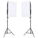 TV, Audio-Video si Foto - Aparate foto si accesorii - Accesorii foto si video - Blitzuri - Kit studio foto cu set de lumina si fundal - Infinity.ro