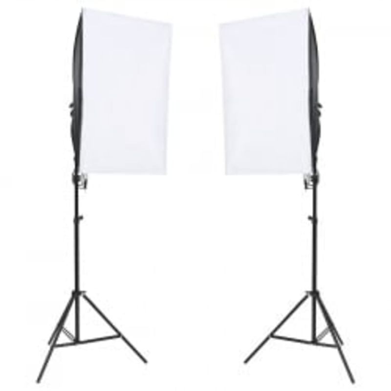 TV, Audio-Video si Foto - Aparate foto si accesorii - Accesorii foto si video - Blitzuri - Kit studio foto cu set de lumina si fundal - Infinity.ro