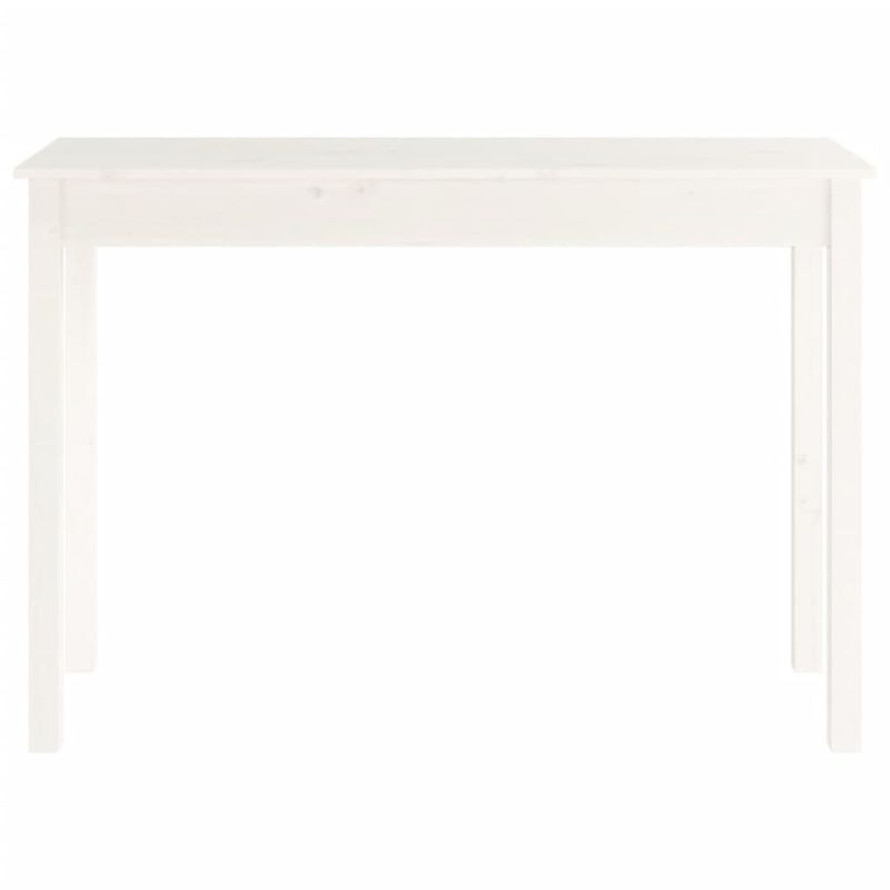 Casa si Gradina - Mobilier - Comode si corpuri - Console - Masa consola, alb, 110x40x75 cm, lemn masiv de pin - Infinity.ro