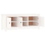 Casa si Gradina - Mobilier - Organizare si depozitare - Organizator incaltaminte - Dulap pentru pantofi, alb, 110x38x45,5 cm, lemn masiv pin - Infinity.ro