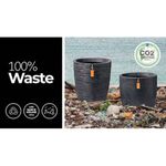 Casa si Gradina - Gradinarit si plante - Plante si ghivece - Ghivece si suporturi - Capi Vas elegant de inaltime redusa Waste Rib, gri, 34x46 cm - Infinity.ro