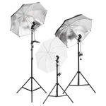 TV, Audio-Video si Foto - Aparate foto si accesorii - Accesorii foto si video - Blitzuri - Kit studio foto cu set de lumini, fundal si reflector - Infinity.ro