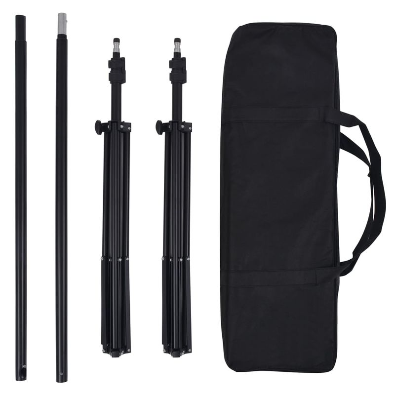 TV, Audio-Video si Foto - Aparate foto si accesorii - Accesorii foto si video - Blitzuri - Set studio foto cu set de lumini, fundal si reflector - Infinity.ro