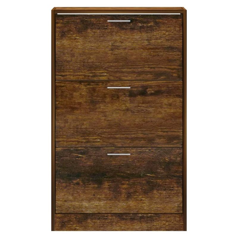 Casa si Gradina - Mobilier - Organizare si depozitare - Organizator incaltaminte - Pantofar, stejar fumuriu, 63x24x103 cm, lemn compozit - Infinity.ro