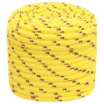 Casa si Gradina - Constructii - Feronerie si accesorii - Sfoara si lanturi - Franghie de barca, galben, 16 mm, 250 m, polipropilena - Infinity.ro