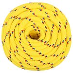 Casa si Gradina - Constructii - Feronerie si accesorii - Sfoara si lanturi - Franghie de barca, galben, 16 mm, 250 m, polipropilena - Infinity.ro