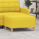 Casa si Gradina - Mobilier - Scaune si fotolii - Tabureti - Taburet, galben deschis, 70x55x41 cm, material textil - Infinity.ro