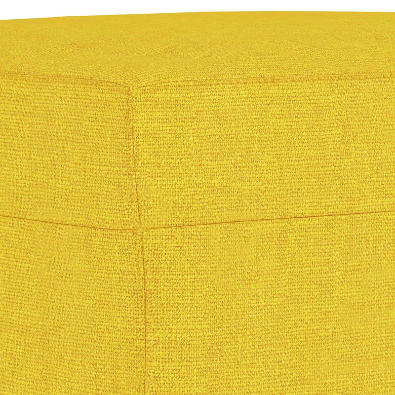 Casa si Gradina - Mobilier - Scaune si fotolii - Tabureti - Taburet, galben deschis, 70x55x41 cm, material textil - Infinity.ro