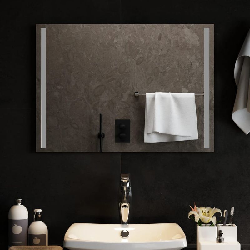 Casa si Gradina - Decoratiuni - Oglinzi - Oglinda de baie cu LED, 70x50 cm - Infinity.ro