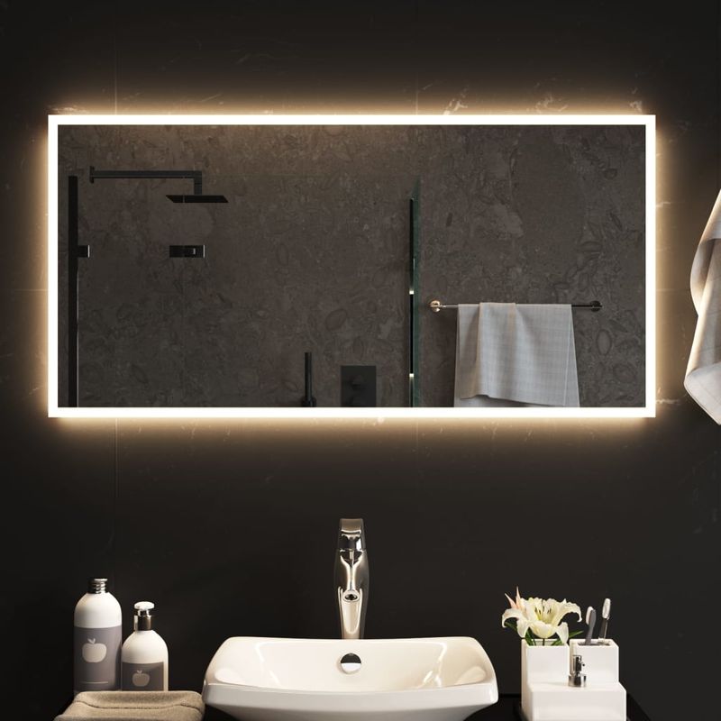 Casa si Gradina - Decoratiuni - Oglinzi - Oglinda de baie cu LED, 100x50 cm - Infinity.ro