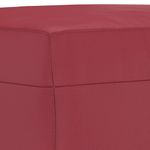 Casa si Gradina - Mobilier - Scaune si fotolii - Tabureti - Taburet, rosu vin, 70x55x41 cm, piele ecologica - Infinity.ro