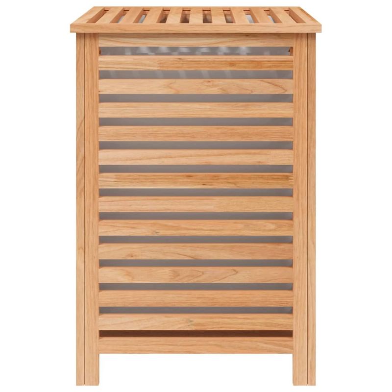 Market - Spalare si intretinere rufe - Uscatoare de rufe si accesorii - Cos de rufe, 45x45x65 cm, lemn masiv de nuc - Infinity.ro