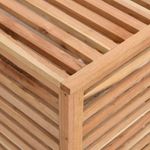 Market - Spalare si intretinere rufe - Uscatoare de rufe si accesorii - Cos de rufe, 45x45x65 cm, lemn masiv de nuc - Infinity.ro