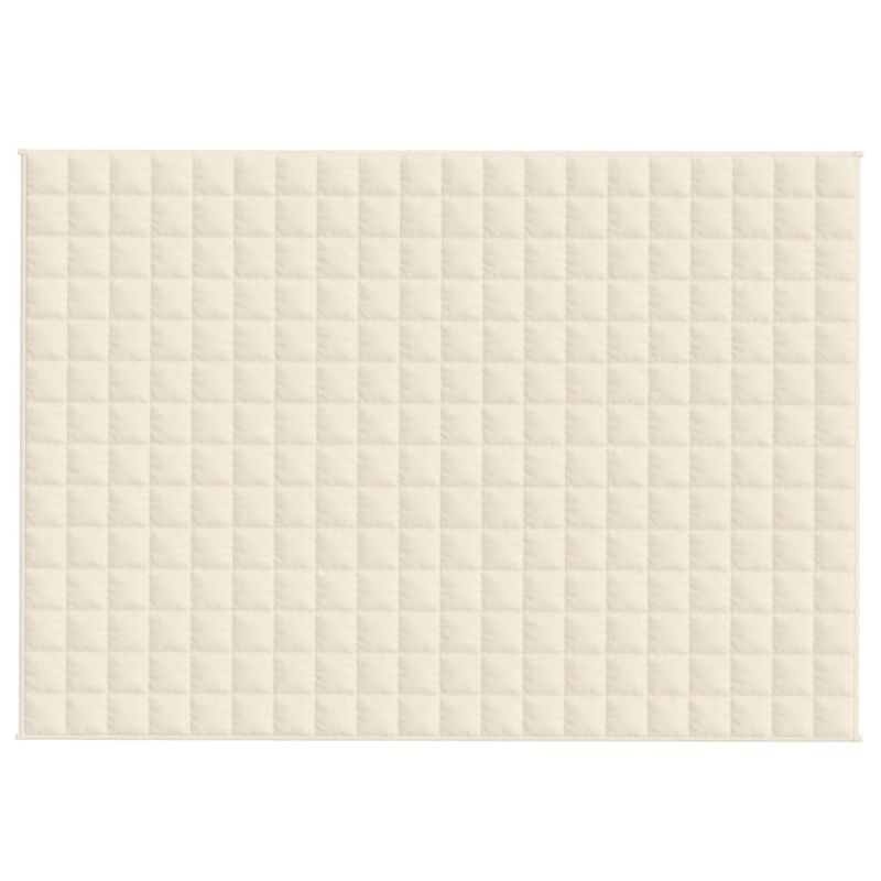 Casa si Gradina - Textile si covoare - Pături și cuverturi - Pături - Patura cu greutati, crem deschis, 138x200 cm, 6 kg, textil - Infinity.ro